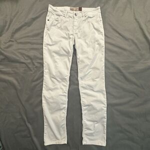 Vintage Re Hash Rubens Jeans Mens 34 Slim Made in Italy 00s Y2K White Denim